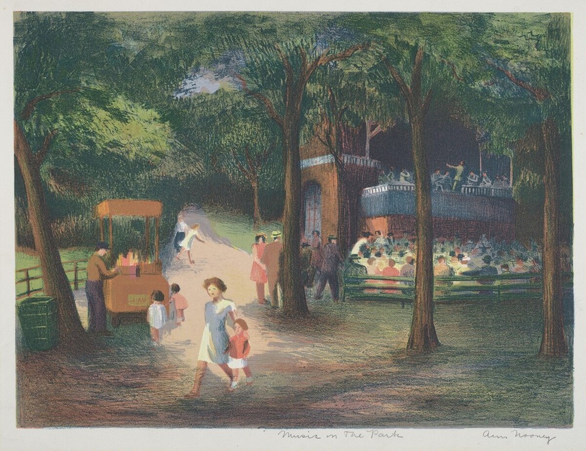 Music in the Park by Ann Nooney
