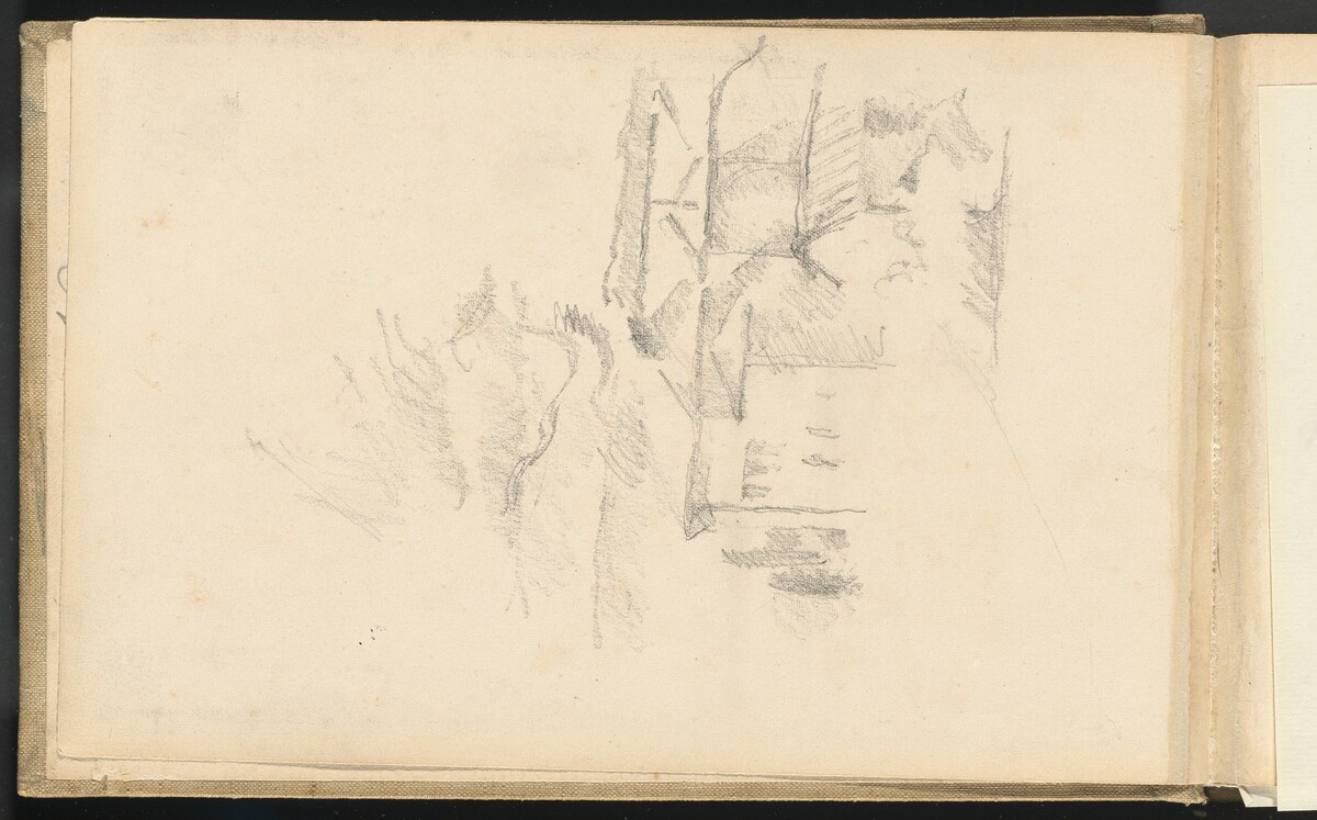 The Plaster Mill (La Moulin à plâtre) by Paul Cezanne