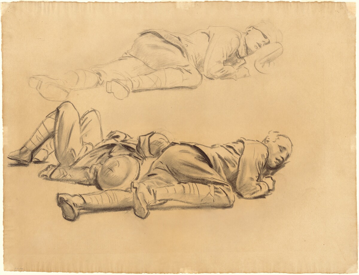 Studies for "Gassed" by John Singer Sargent