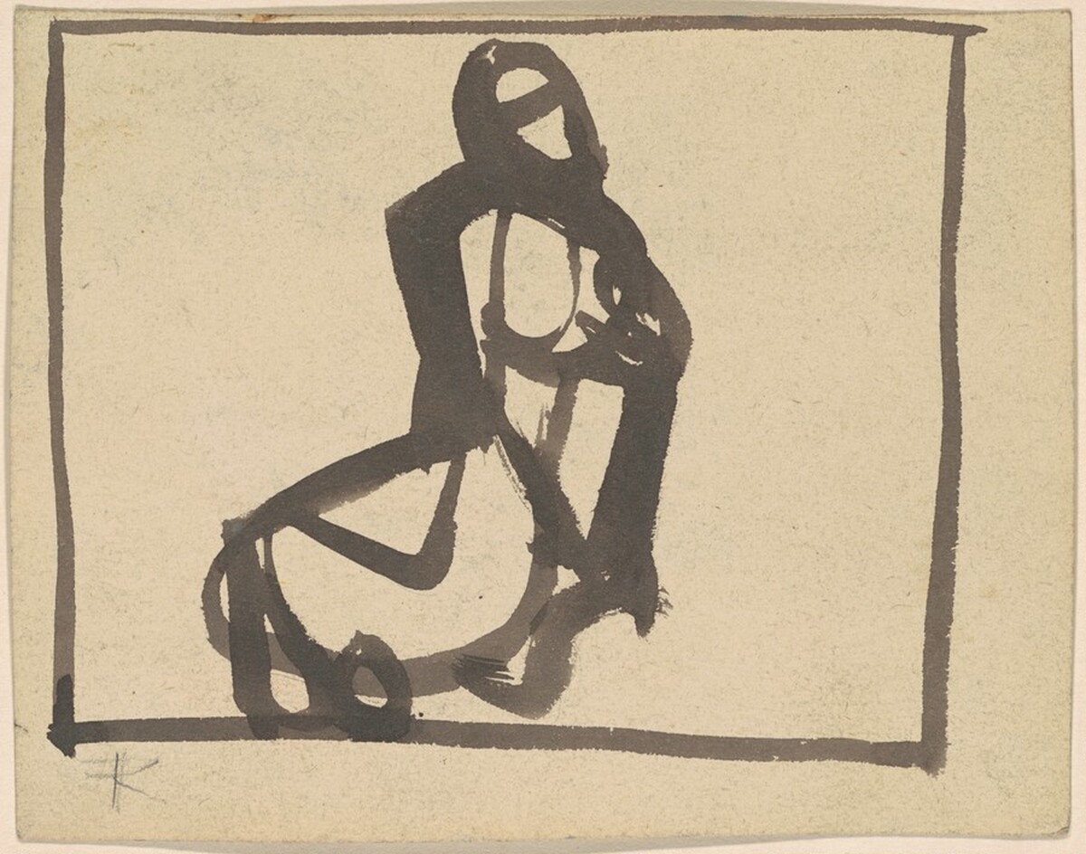 Seated Woman by Franz Kline