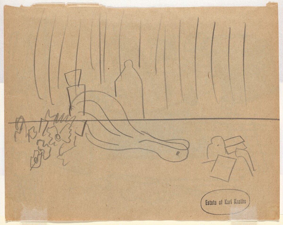 Still Life [verso] by Karl Knaths