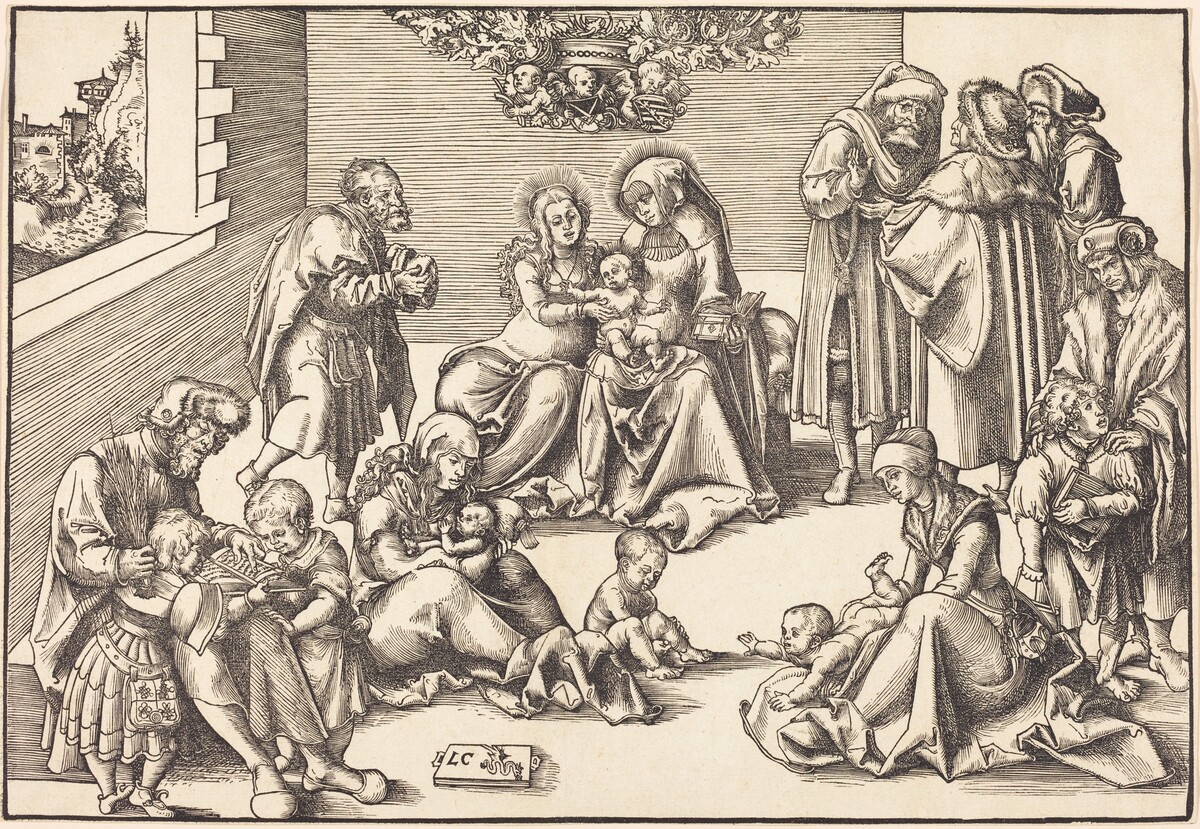 The Holy Kinship by Lucas Cranach the Elder
