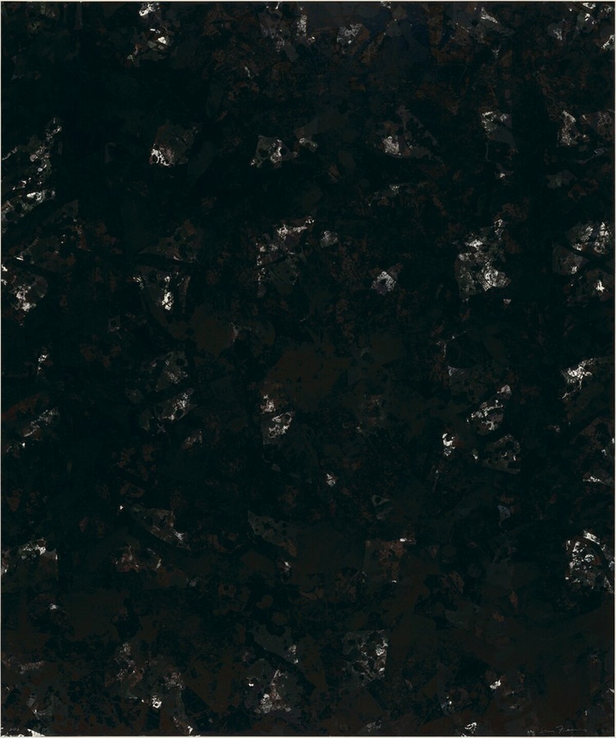 Indigo Wood by Sam Francis
