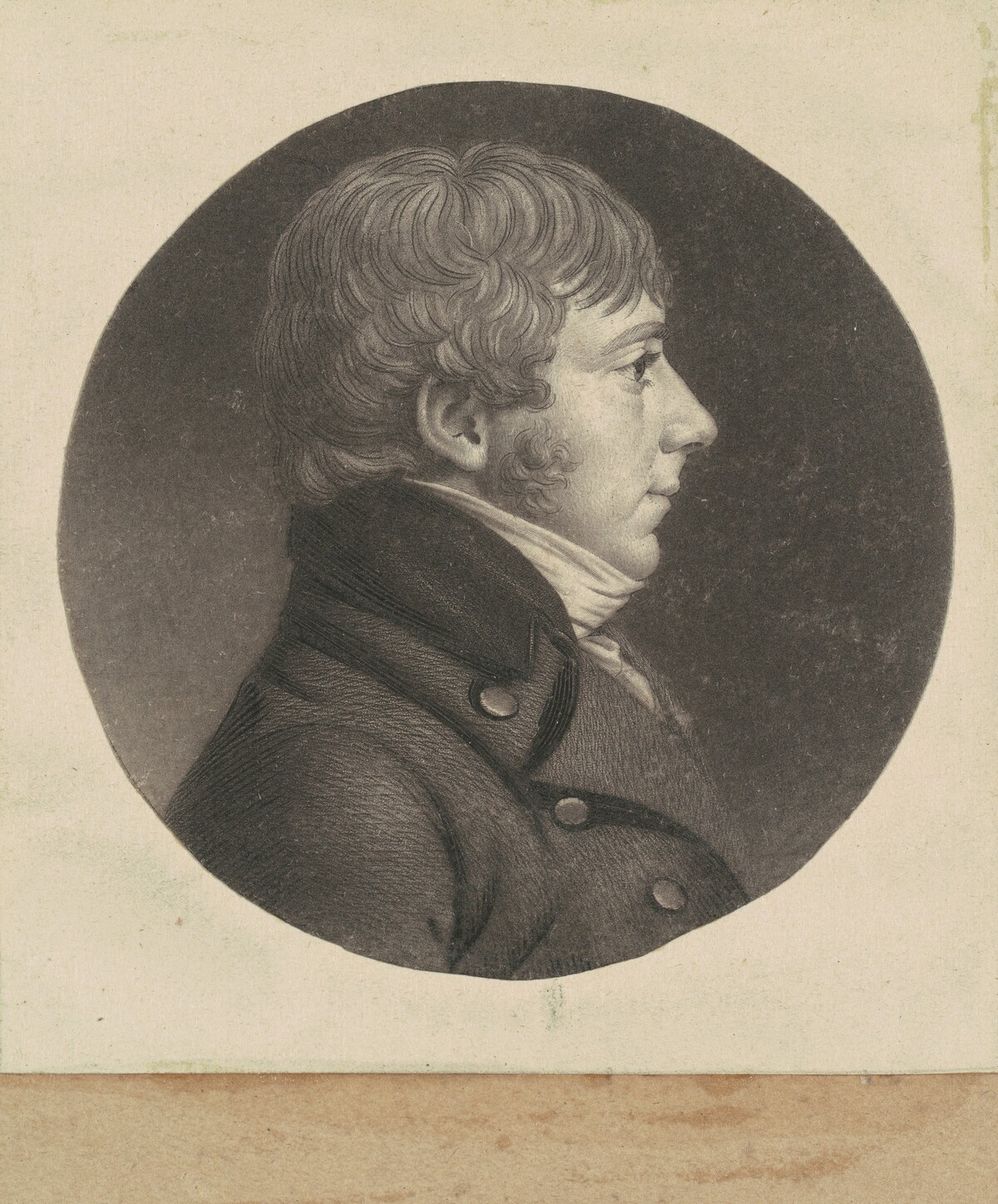 Unidentified Man by Charles B. J. Févret de Saint-Mémin