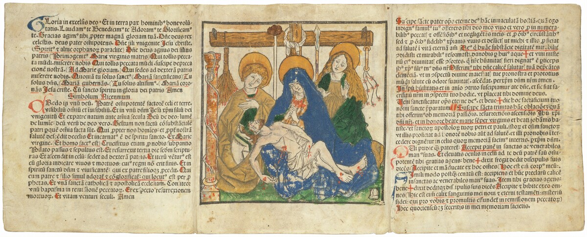 A Canon Table with a Lamentation (formerly known as the "Traveling Altar") by Lienhart Ysenhut