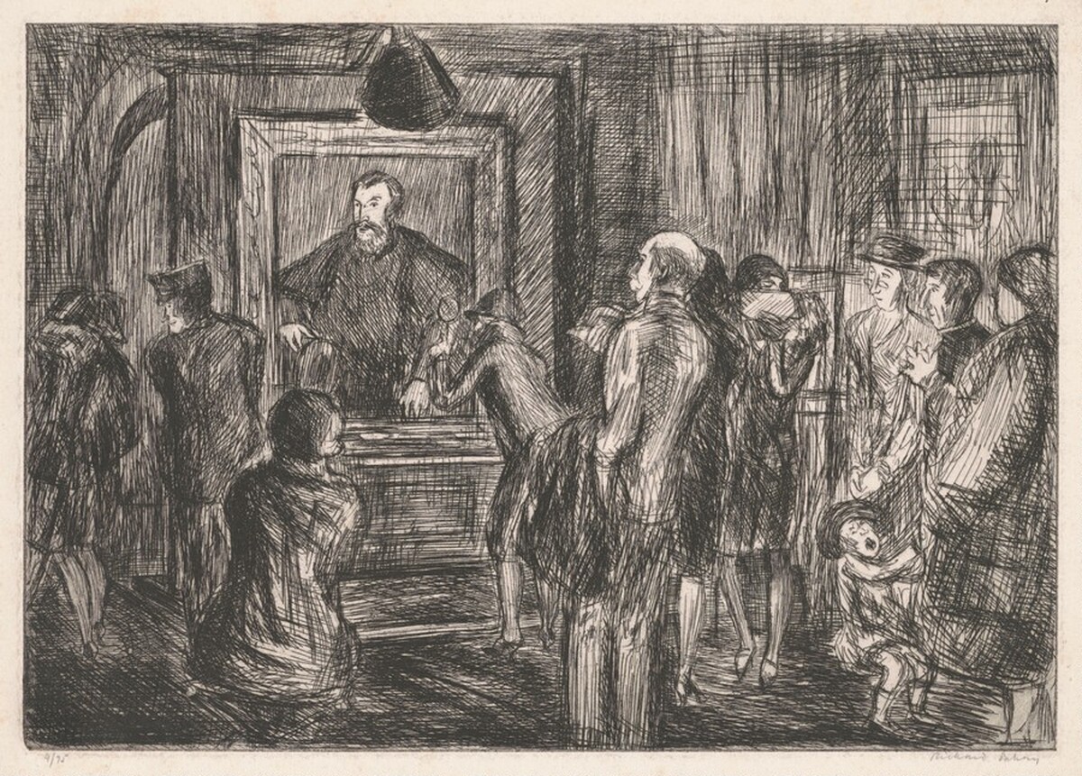 The New Titian Arrives—57th Street by Richard Lahey