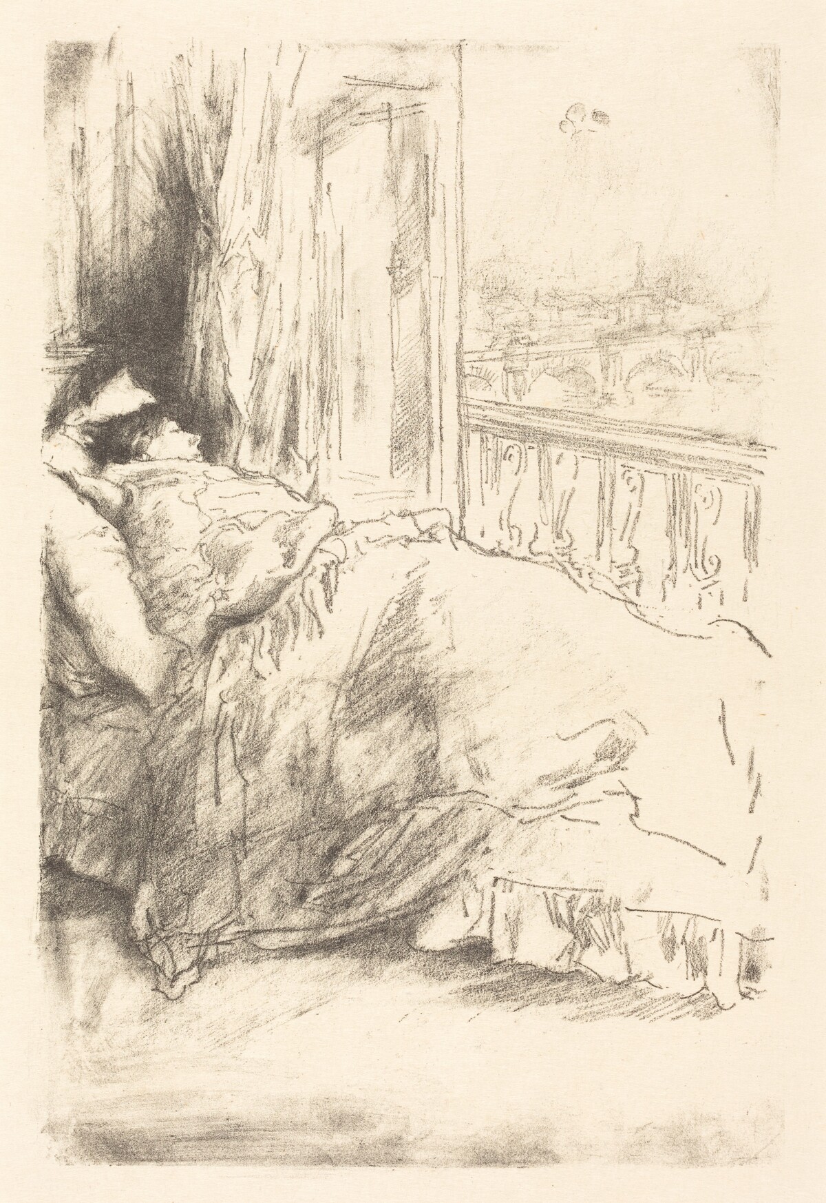 By the Balcony by James McNeill Whistler
