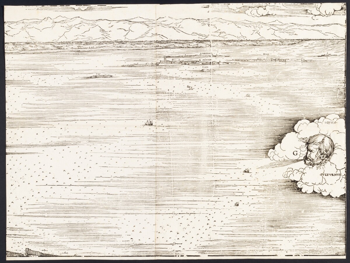 View of Venice [upper right block] by Jacopo de' Barbari