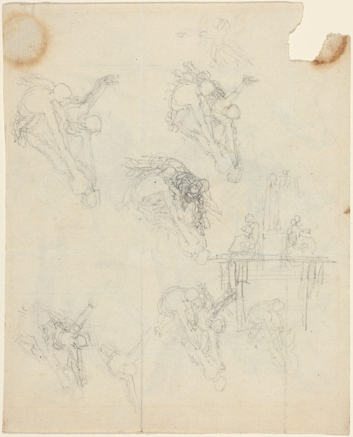 Sheet of Studies by John Flaxman