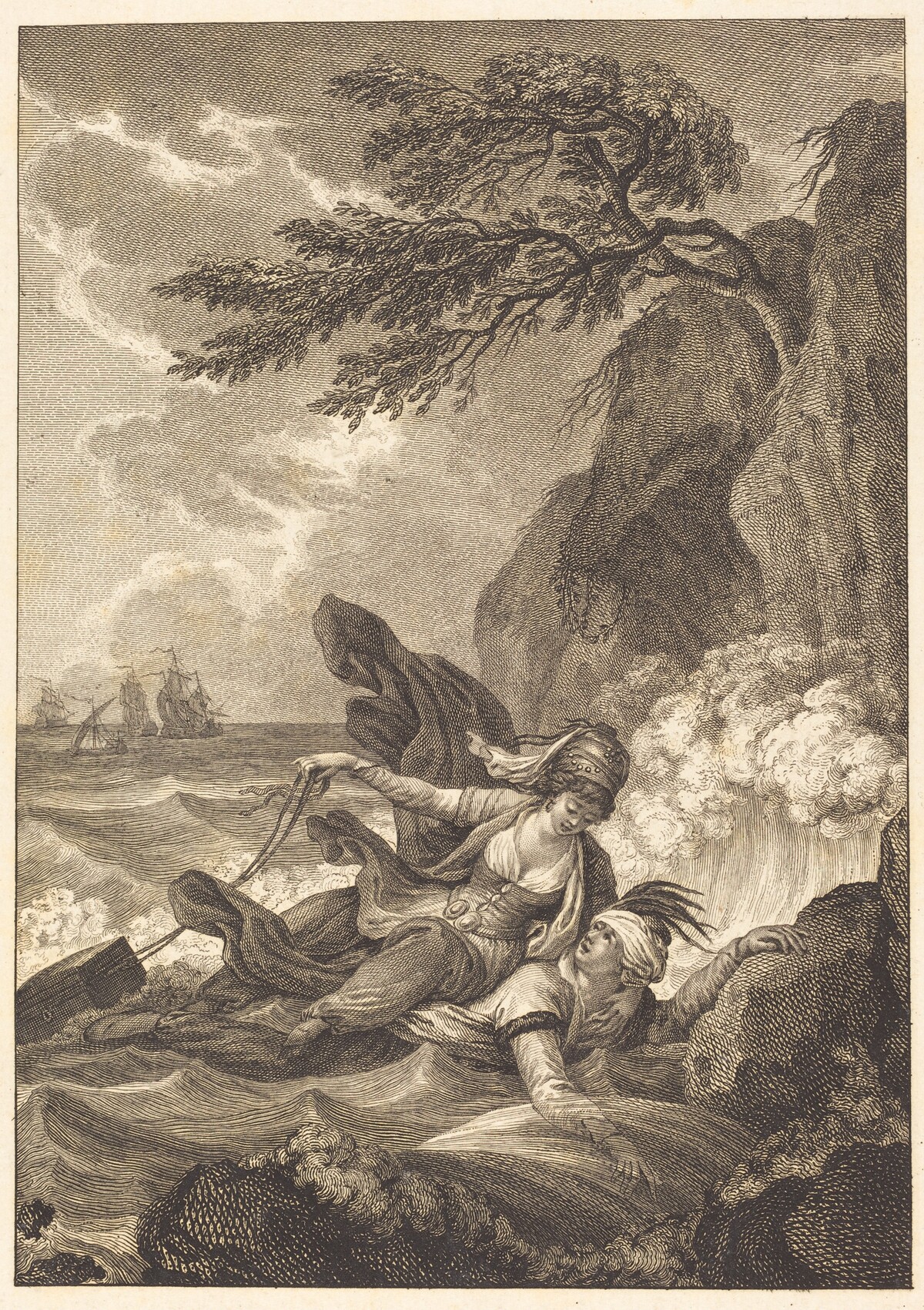 La fiancee du roi de Garbe: La cassette by Jean-Baptiste Tilliard after Charles Monnet