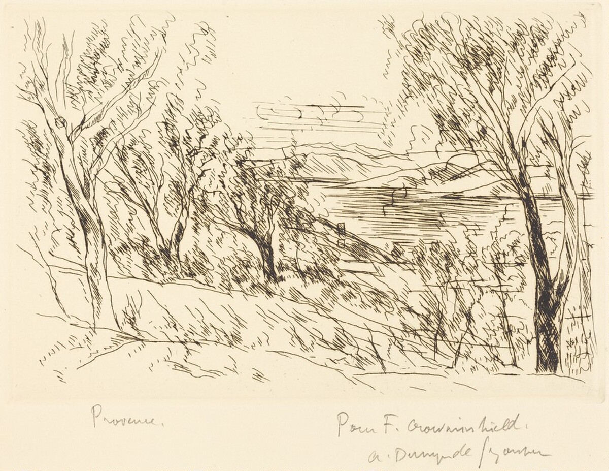 Provence by André Dunoyer de Segonzac