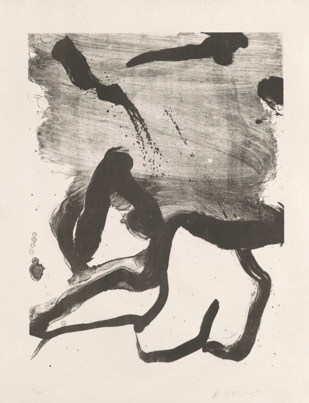 Beach Scene by Willem de Kooning