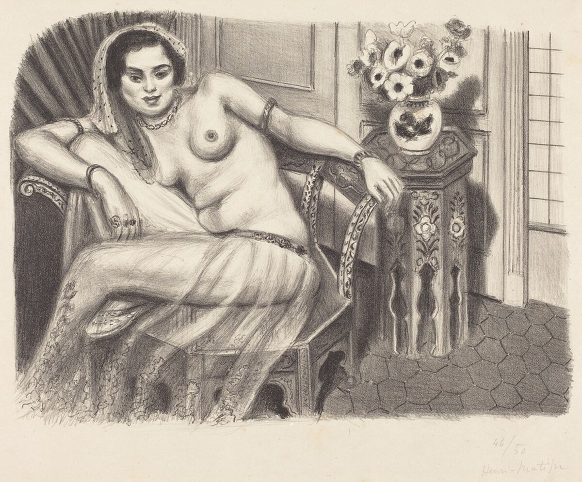 Hindu with Tulle Skirt (Hindoue à la jupe de tulle) by Henri Matisse