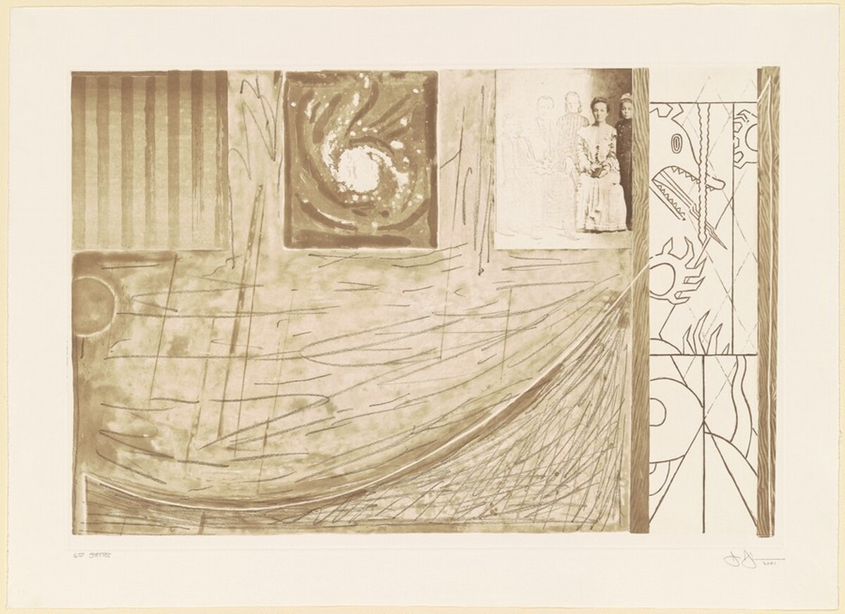 Untitled [state proof of 6th state] by Jasper Johns