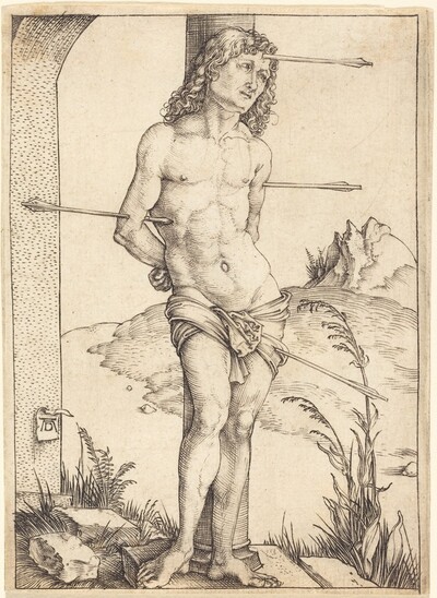 Saint Sebastian Bound to the Column