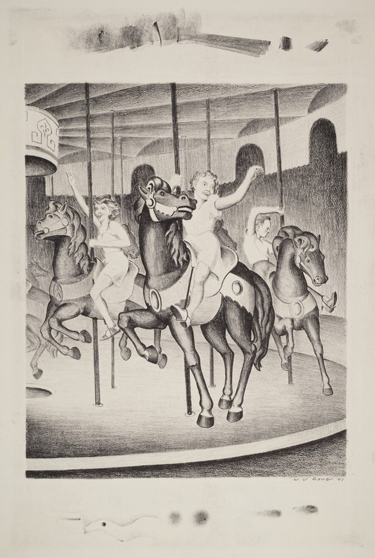 Untitled (Merry-Go-Round) by William U. Bauer