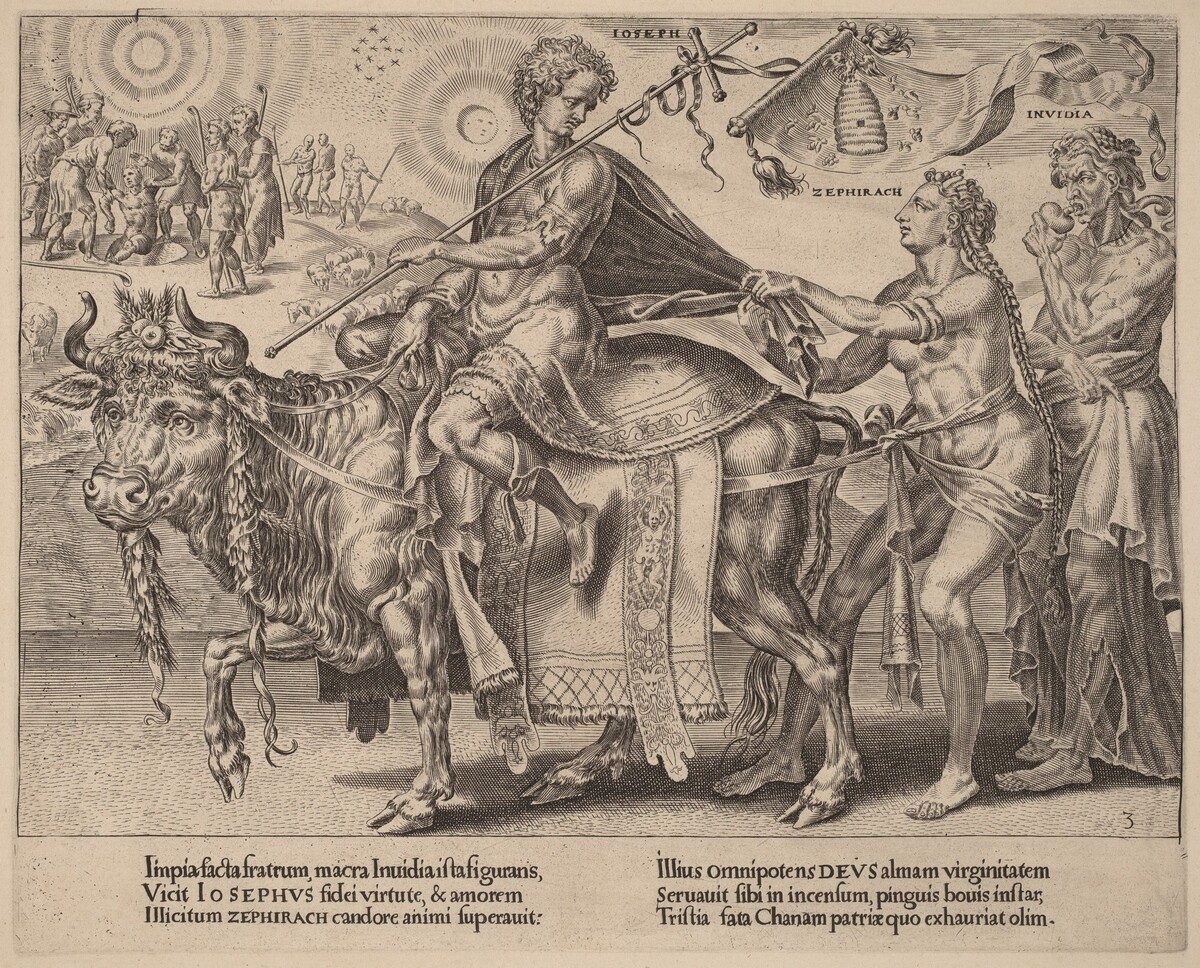 The Triumph of Joseph by Dirck Volckertz Coornhert after Maerten van Heemskerck