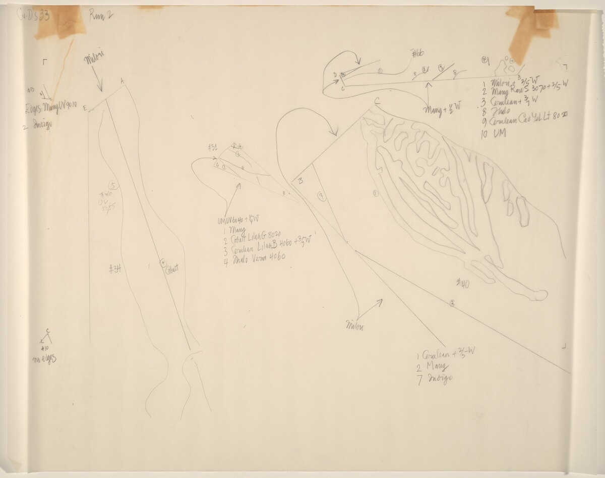 Drawing for Changes and Disappearances No. 33 by John Cage