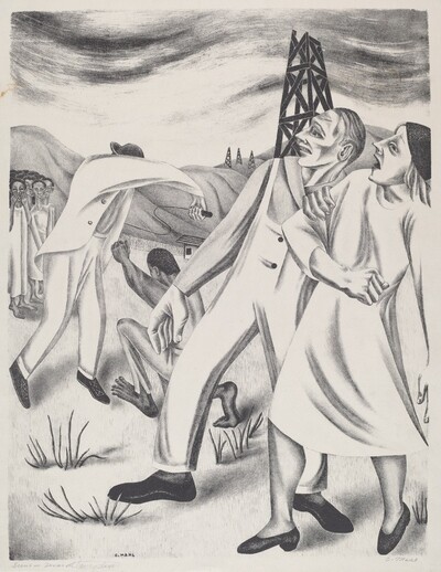Scene in Texas Slavery Days
