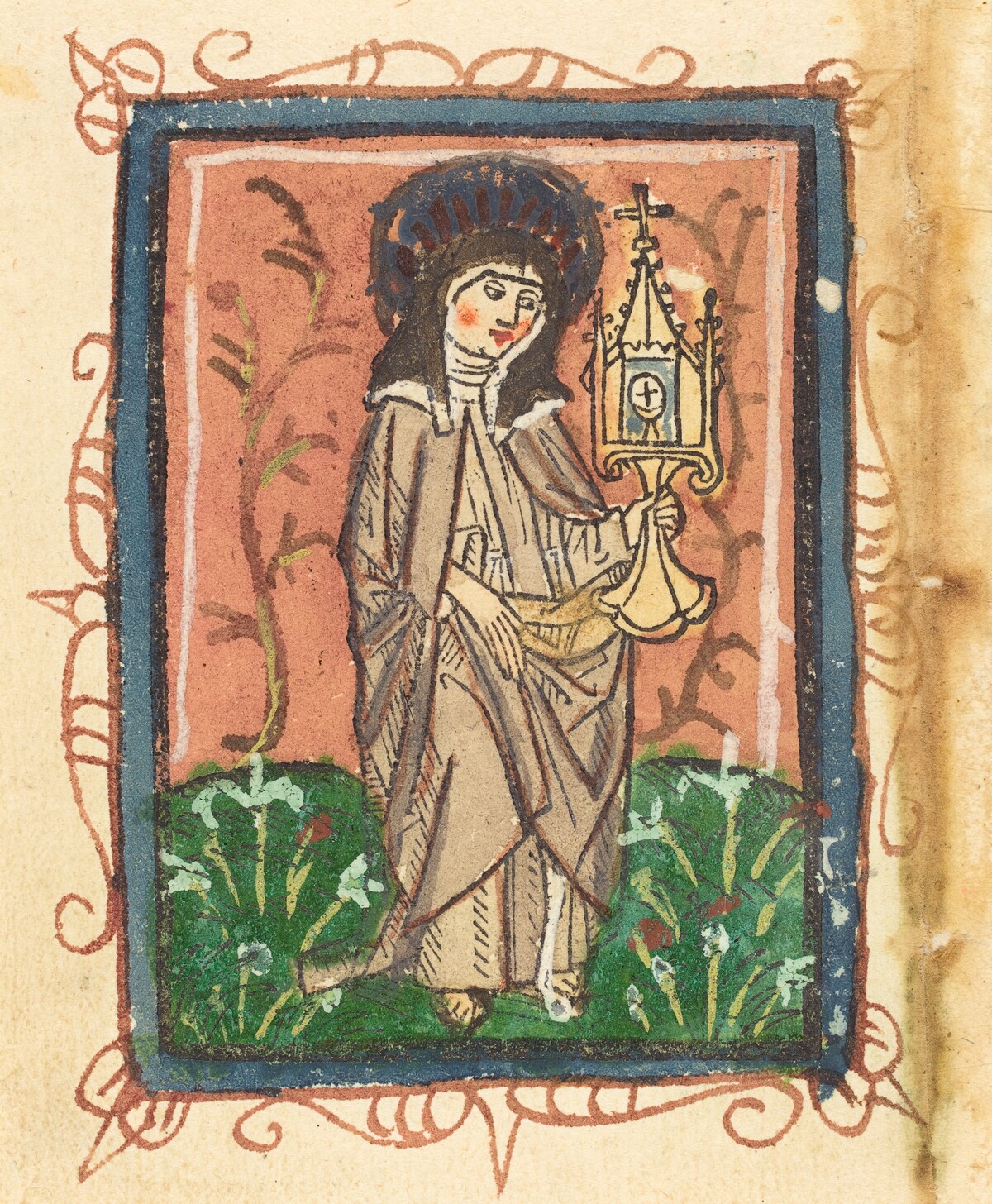 Saint Clare of Assisi by German 15th Century