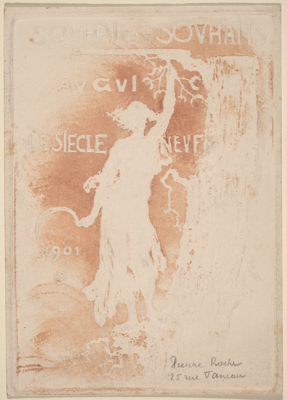 Souhaits Souhaits au Gui Le Siecle Neuf (Best Wishes for the New Century) by Pierre Roche