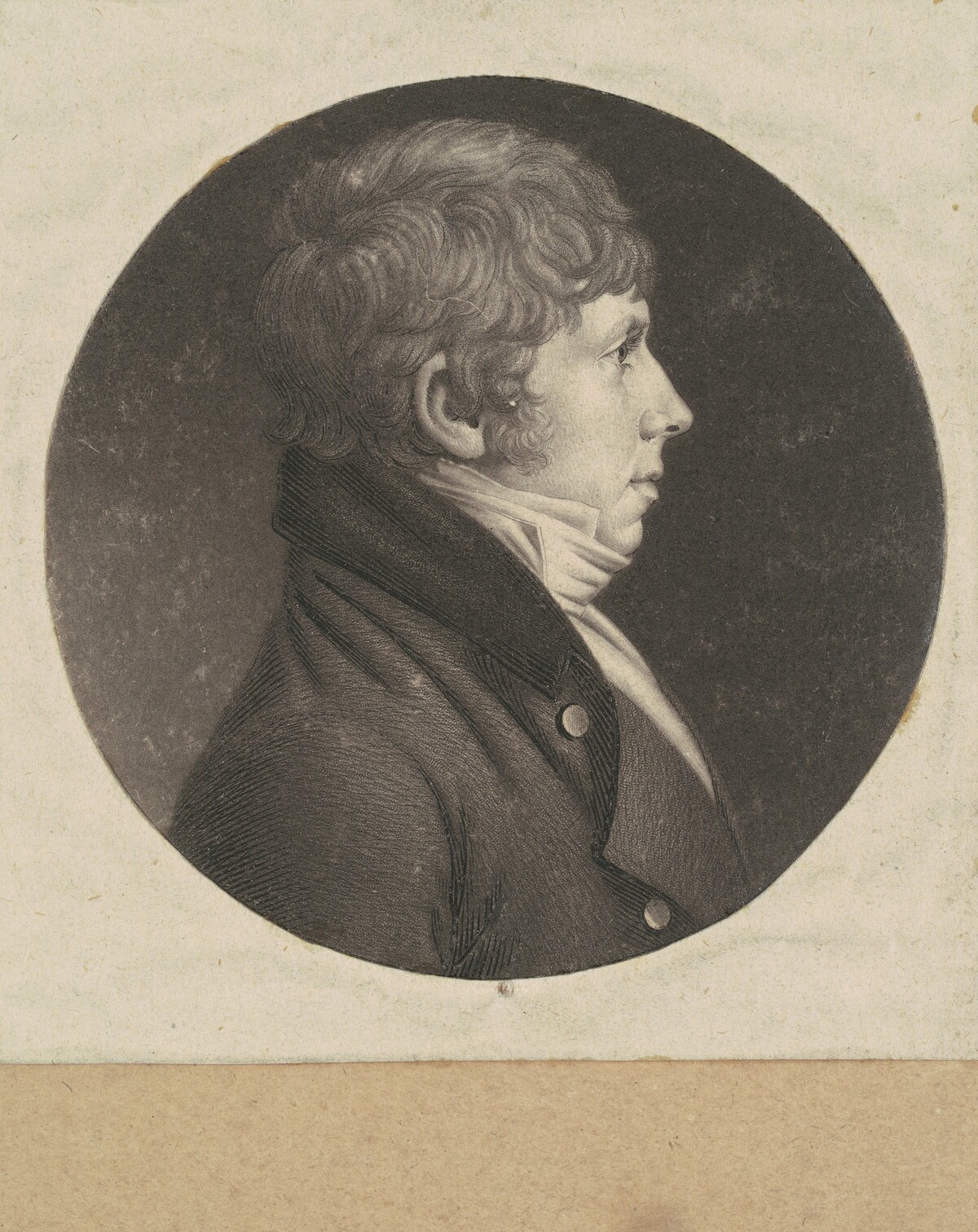 Unidentified Man by Charles B. J. Févret de Saint-Mémin