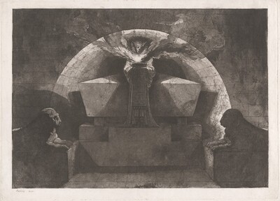 Tomb with Death Standing