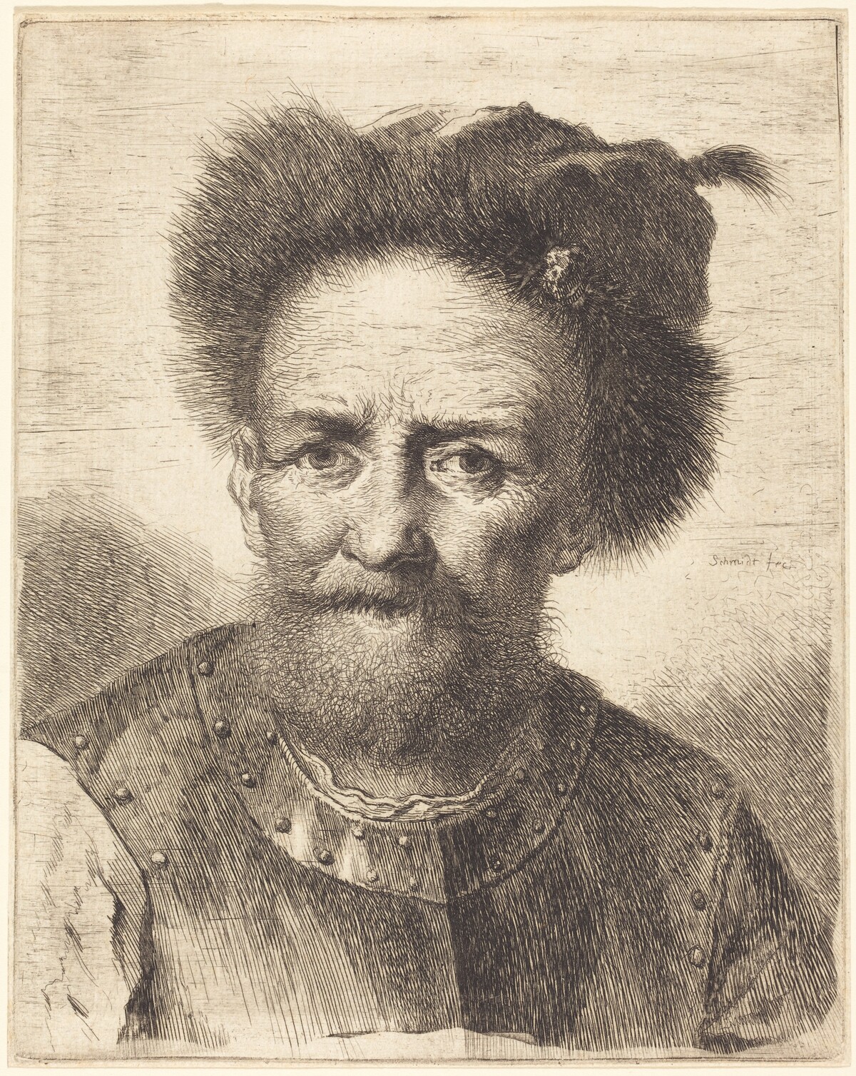 The Old Soldier by Georg Friedrich Schmidt
