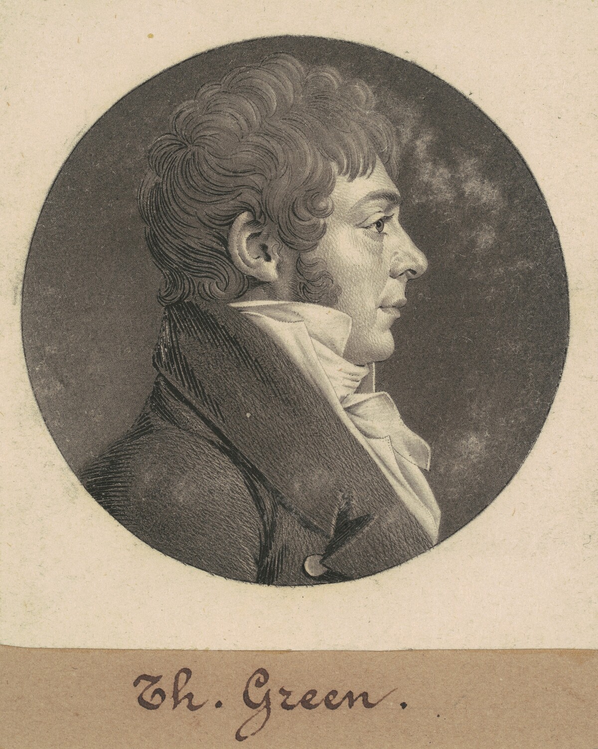 Thomas Green by Charles B. J. Févret de Saint-Mémin
