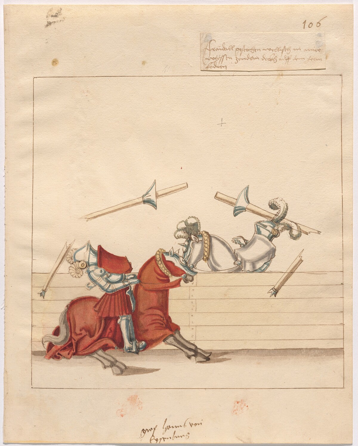 Italian Joust of Peace by German 16th Century