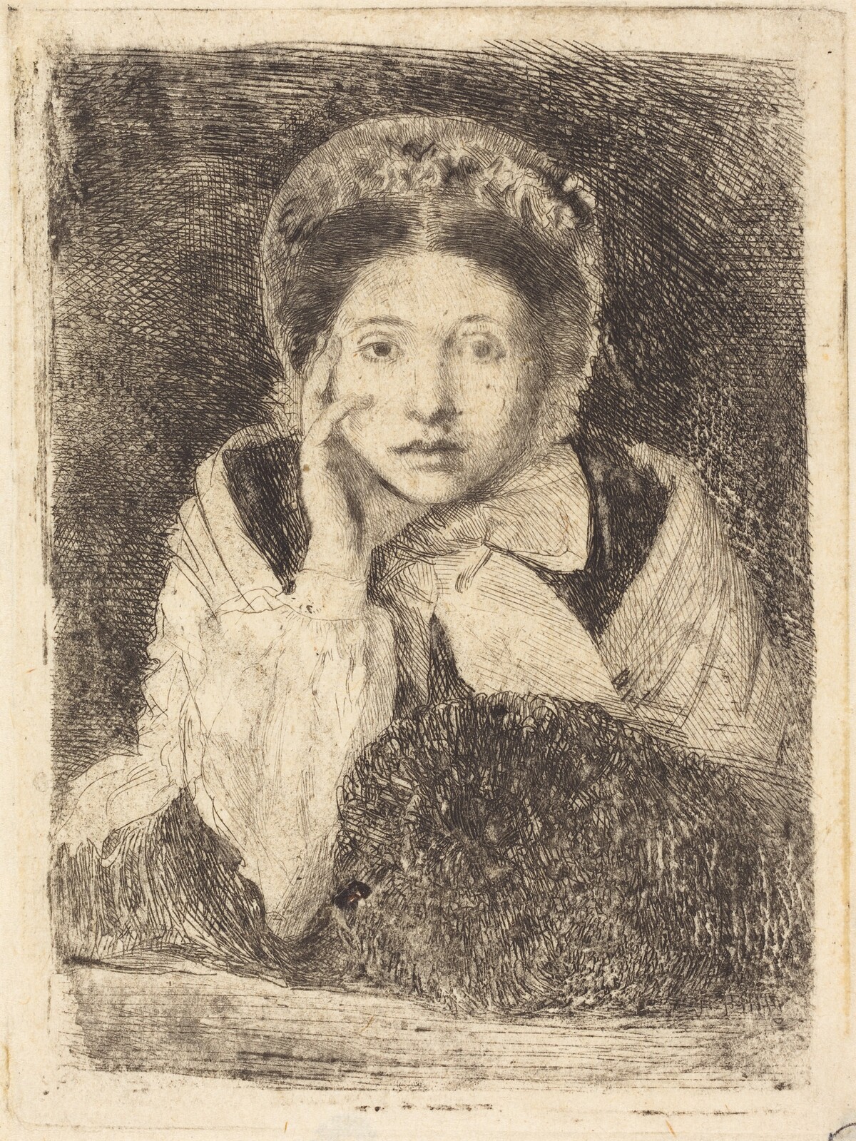 Marguerite De Gas, the Artist's Sister (Marguerite De Gas, soeur de l'artiste) by Edgar Degas