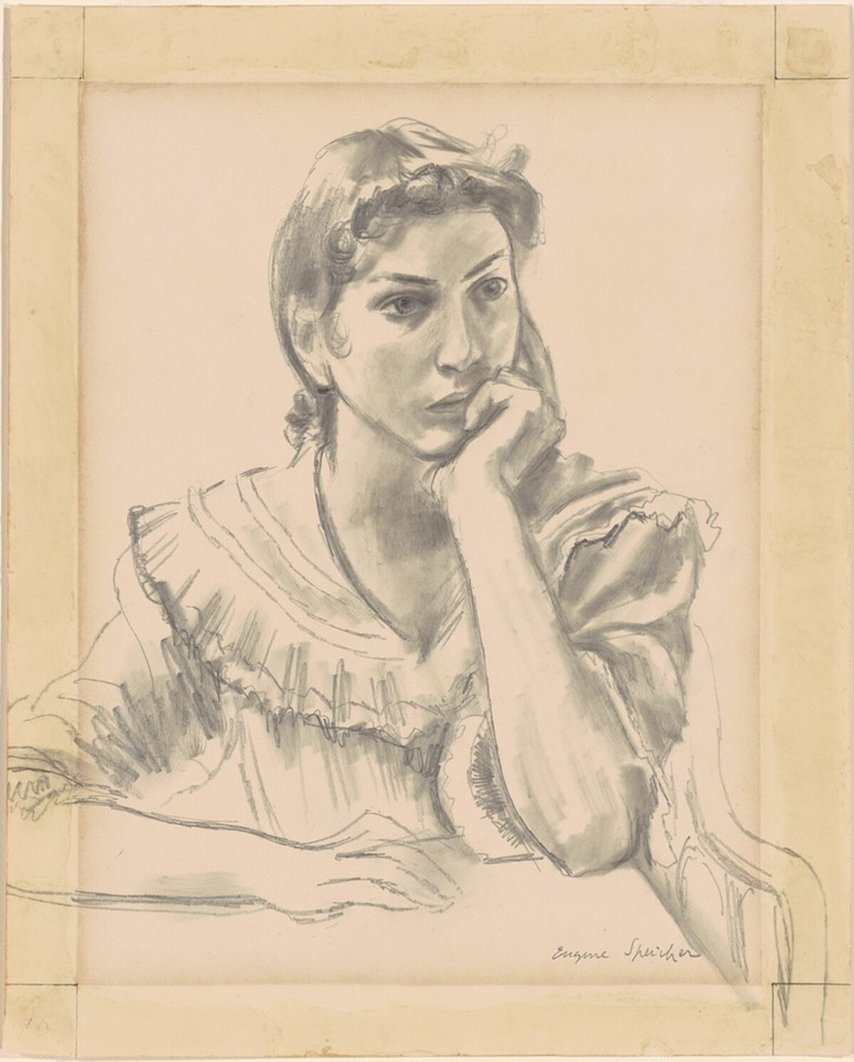 Woman Lost in Thought by Eugene Speicher