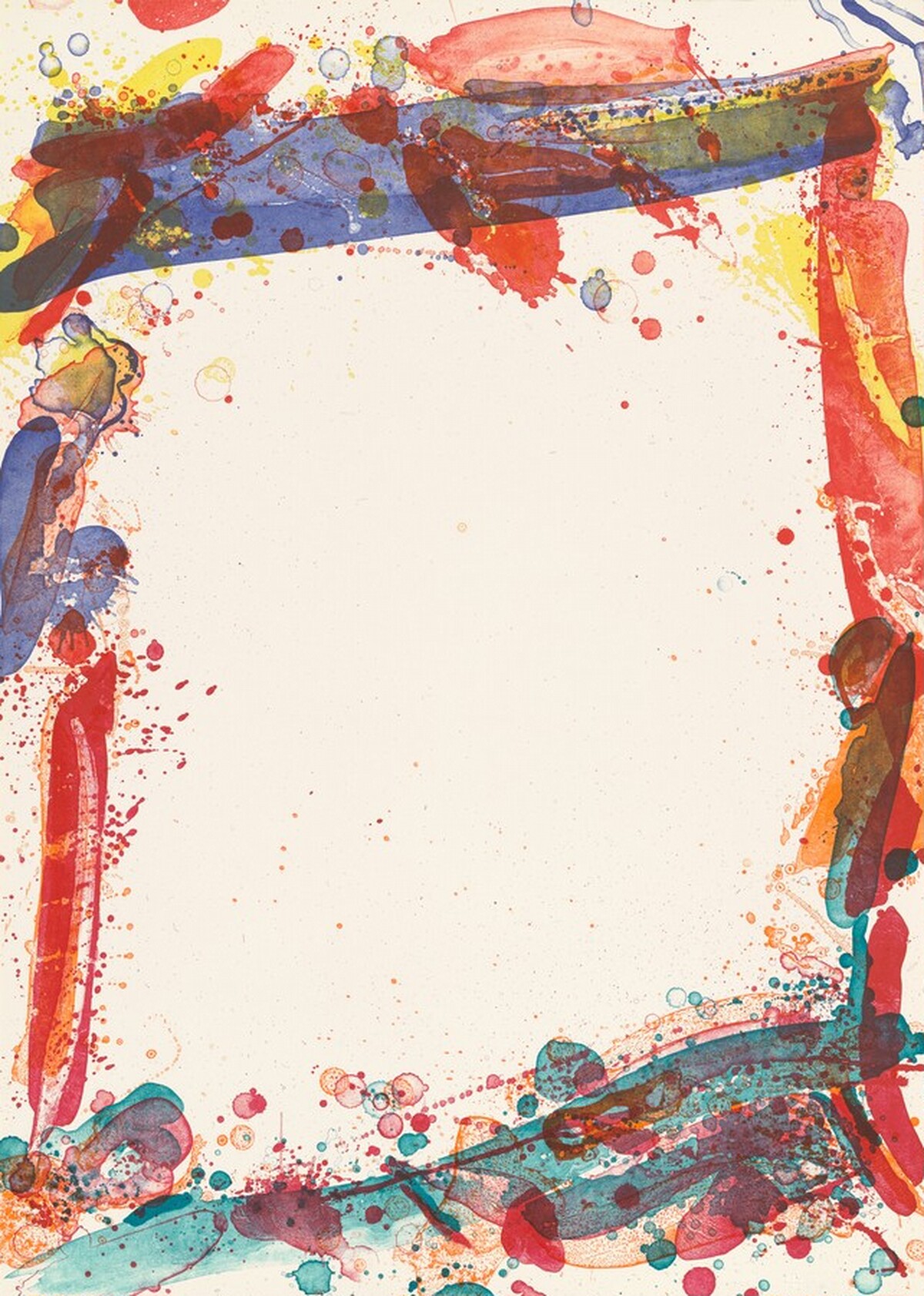 Veiled Sail by Sam Francis