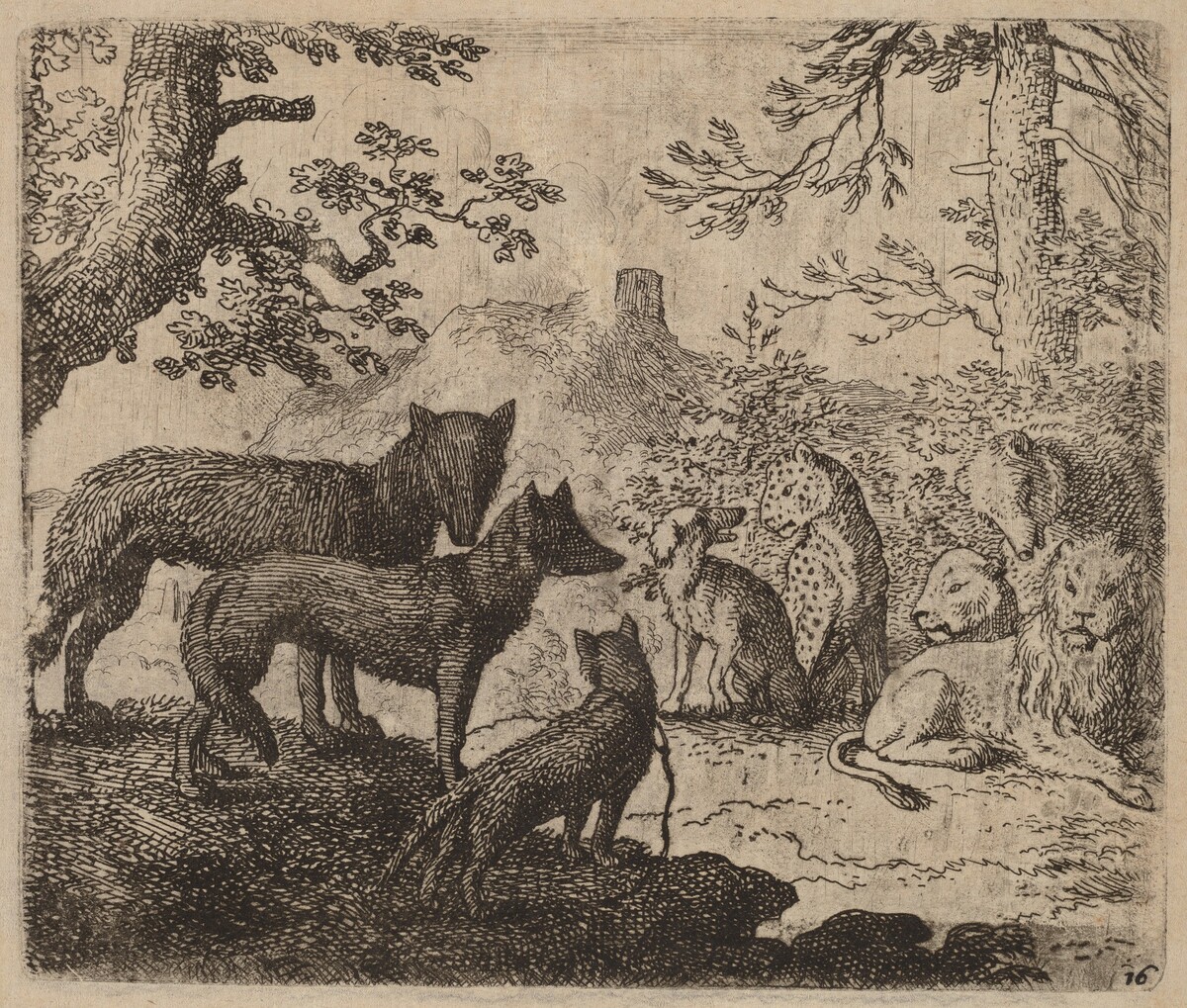 Reynard's Relatives Plead for Him by Allart van Everdingen