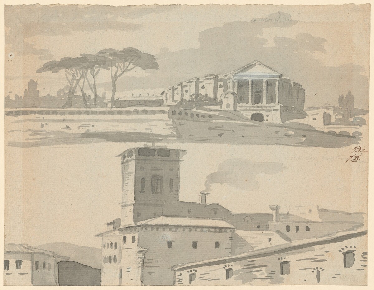The Roman Circus near Santa Croce in Gerusalemme by Jacques-Louis David