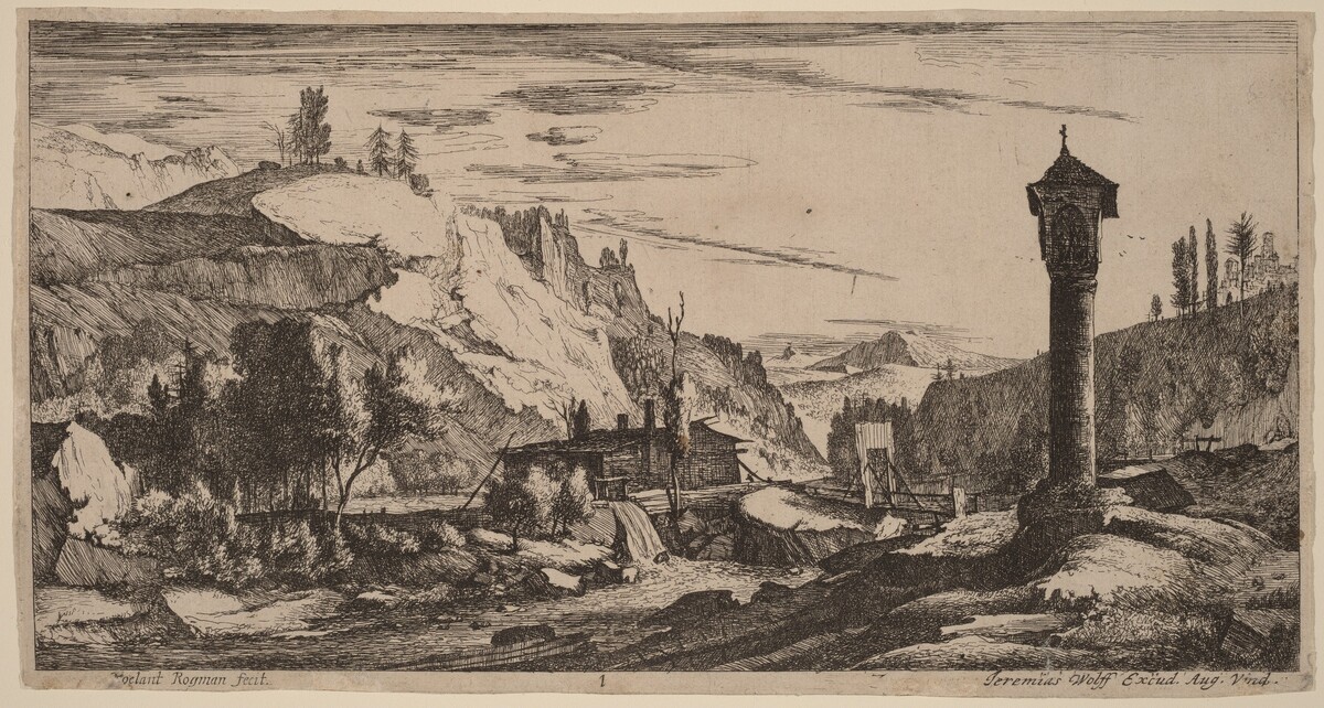 The Column: pl.1 by Roelant Roghman and Melchior Küsel