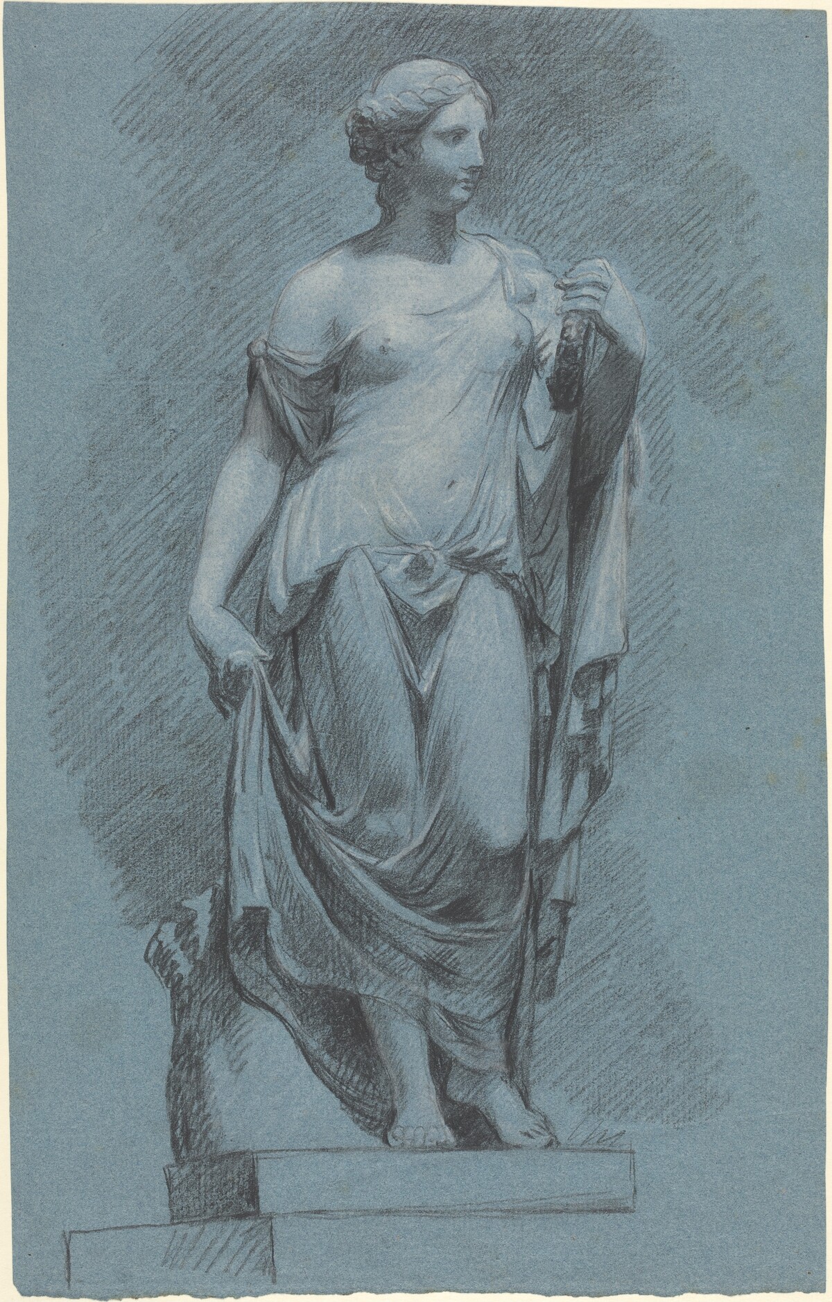 The "Farnese Flora" at Stourhead by Samuel Woodforde