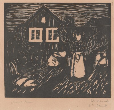 Outside the House. Moonlight (Utenfor huset. Måneskinn)