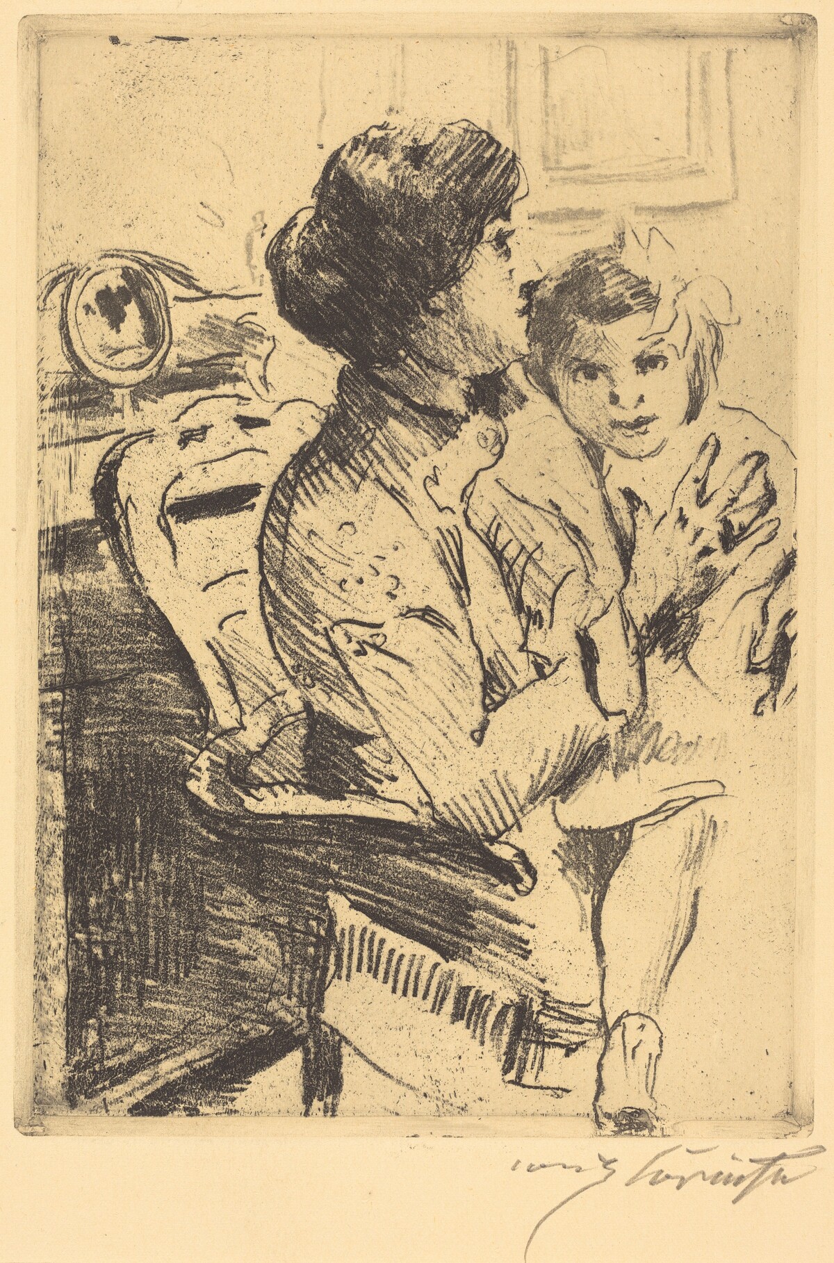 Mutter und Kind (Mother and Child) by Lovis Corinth