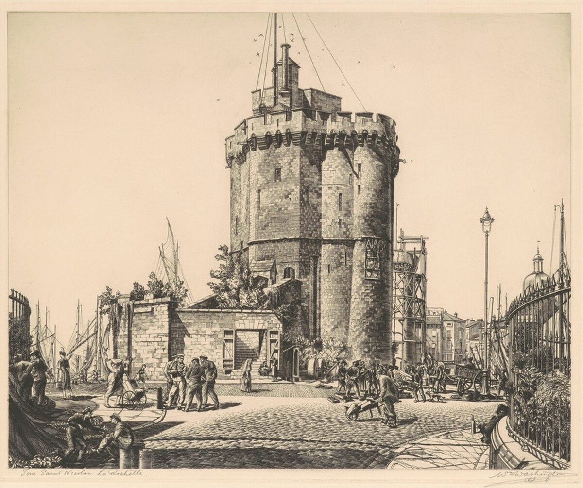 Tour Saint-Nicolas, La Rochelle (Saint Nicholas Tower, La Rochelle) by William Washington