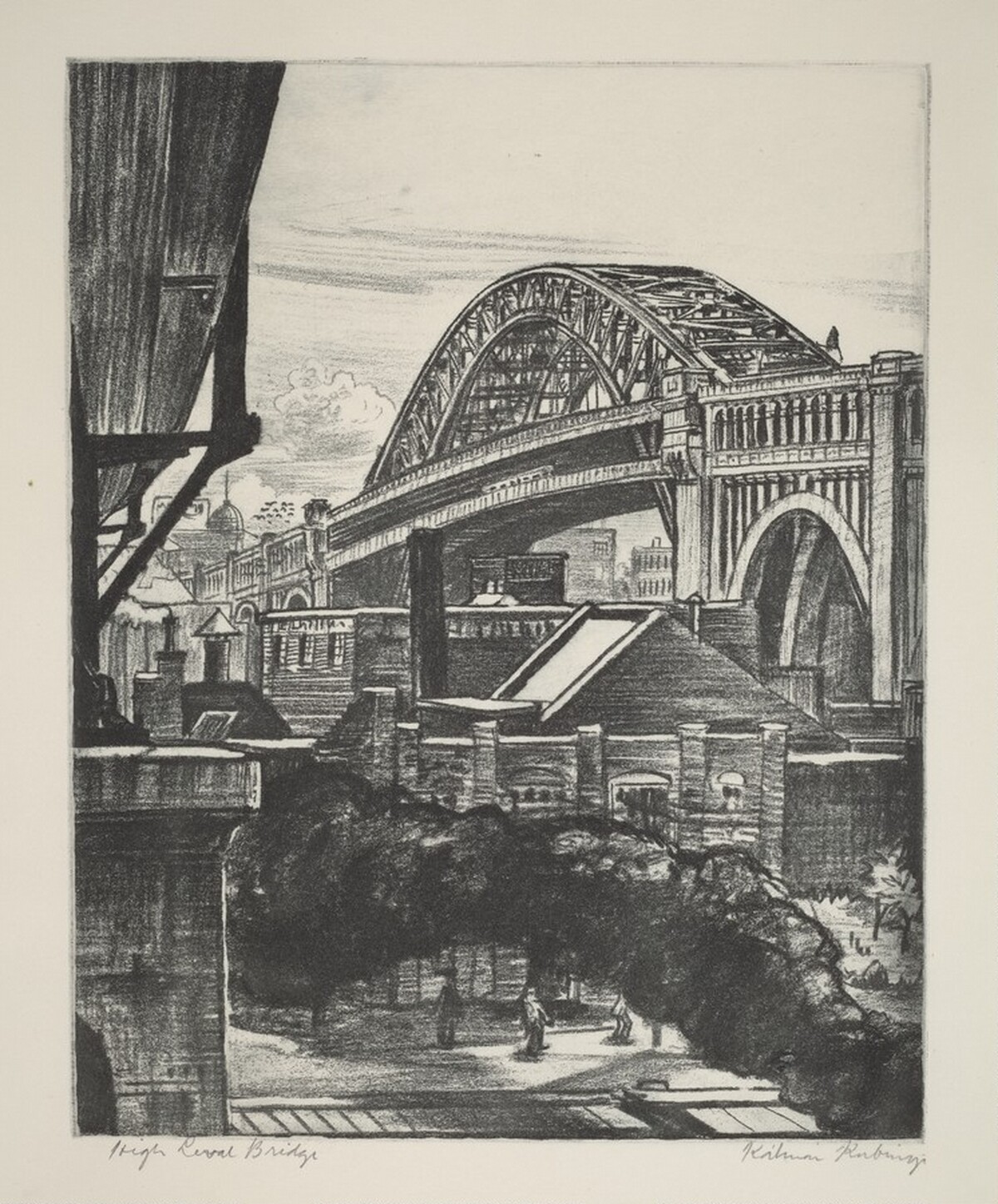 High Level Bridge by Kálmán Kubinyi