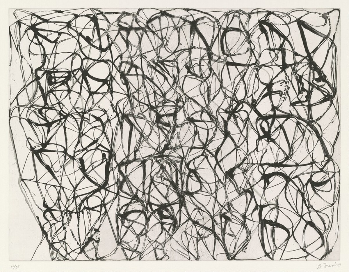 Zen Study 4 by Brice Marden