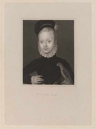 Portrait of Boy with Falcon