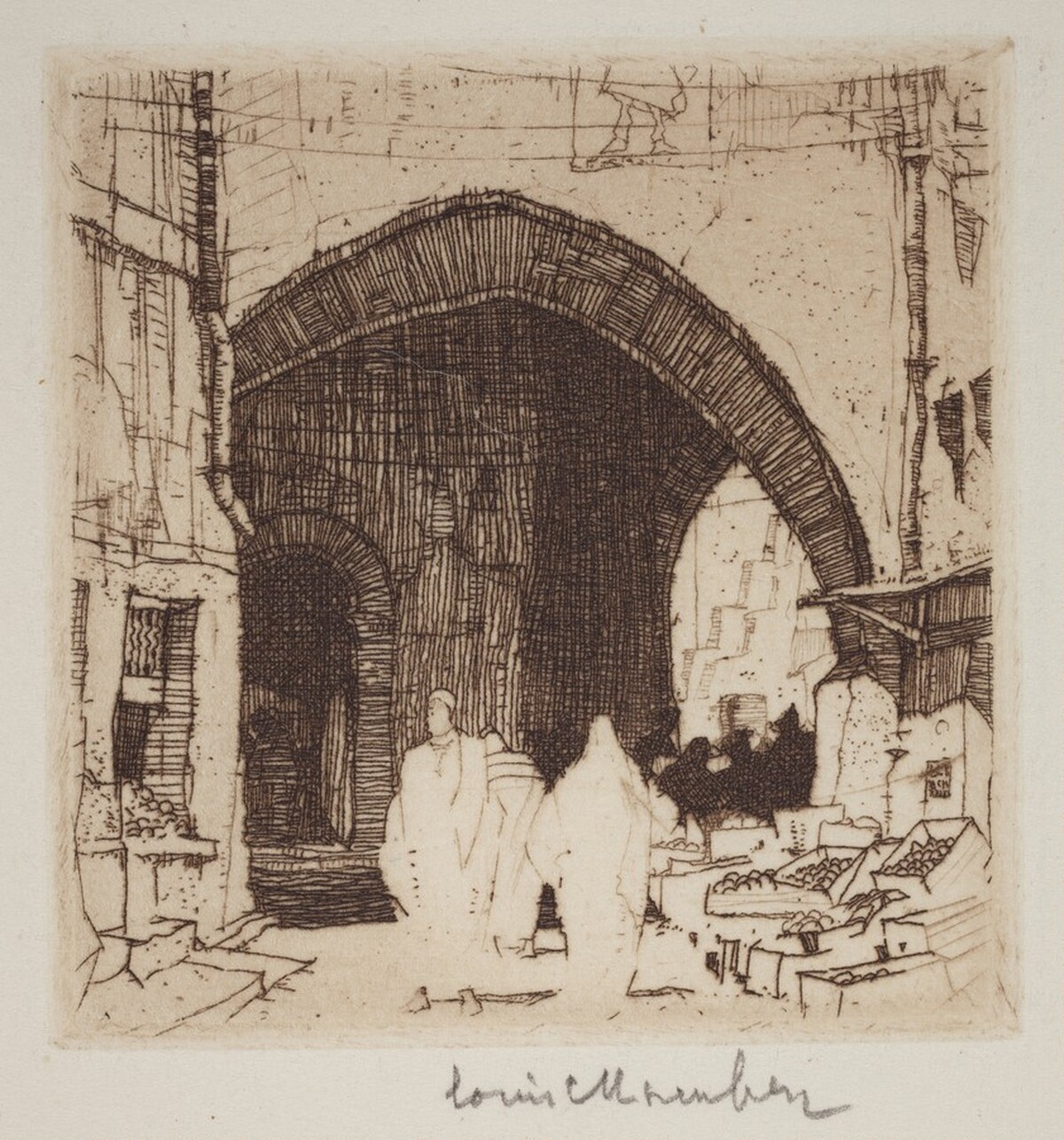 Street in Constantine, Algiers by Louis Conrad Rosenberg
