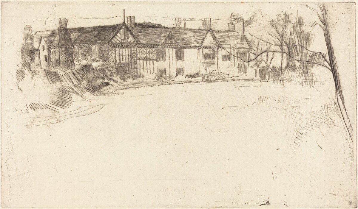 Speke Hall, No.2 by James McNeill Whistler
