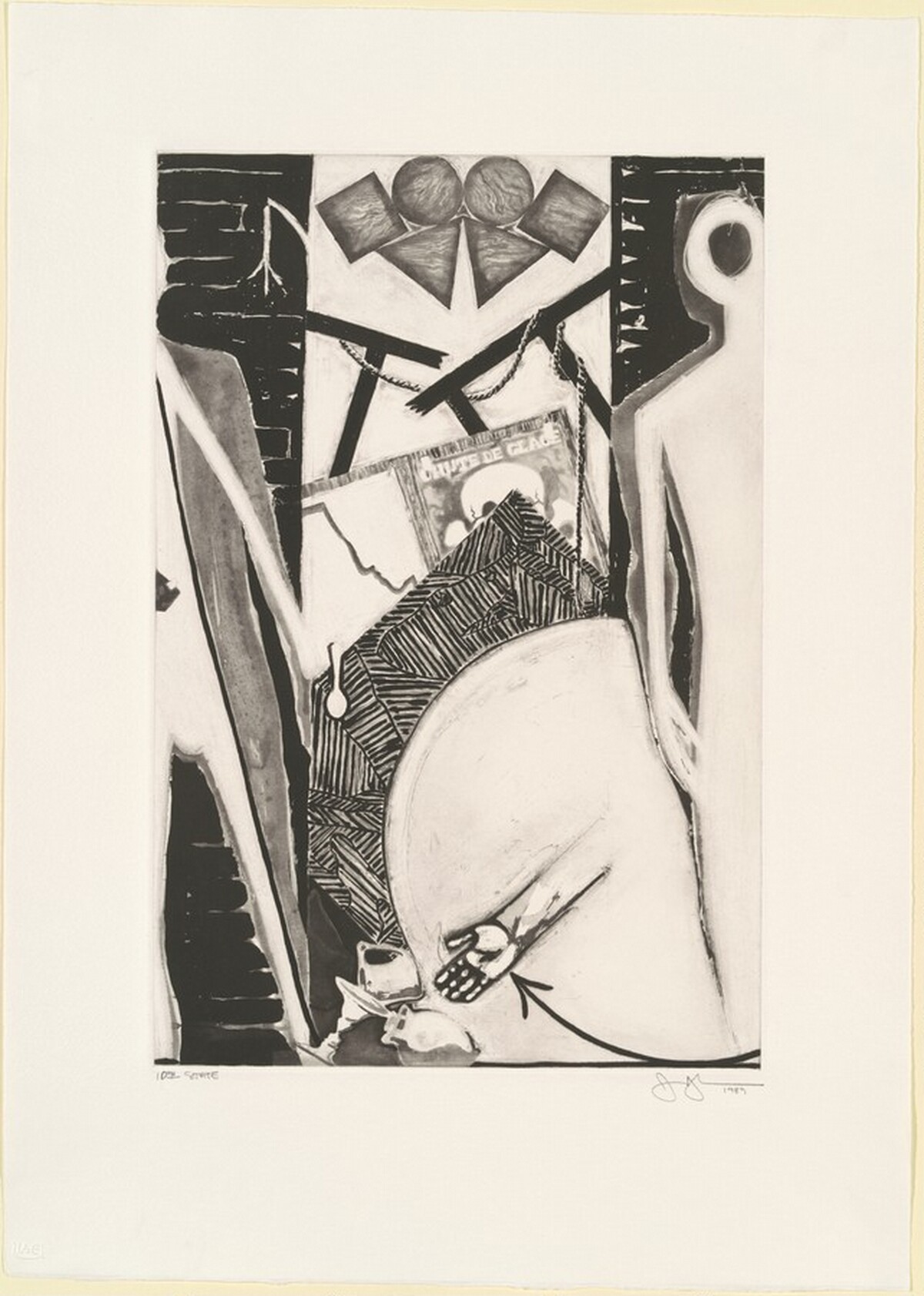 The Seasons (Fall) [state proof of 10th state] by Jasper Johns