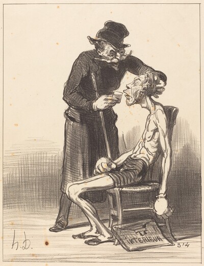 Un Lutteur malheureux