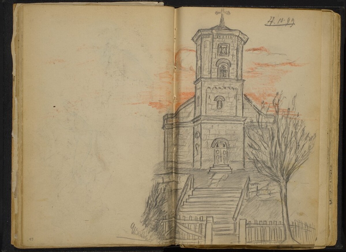 Church by Max Beckmann