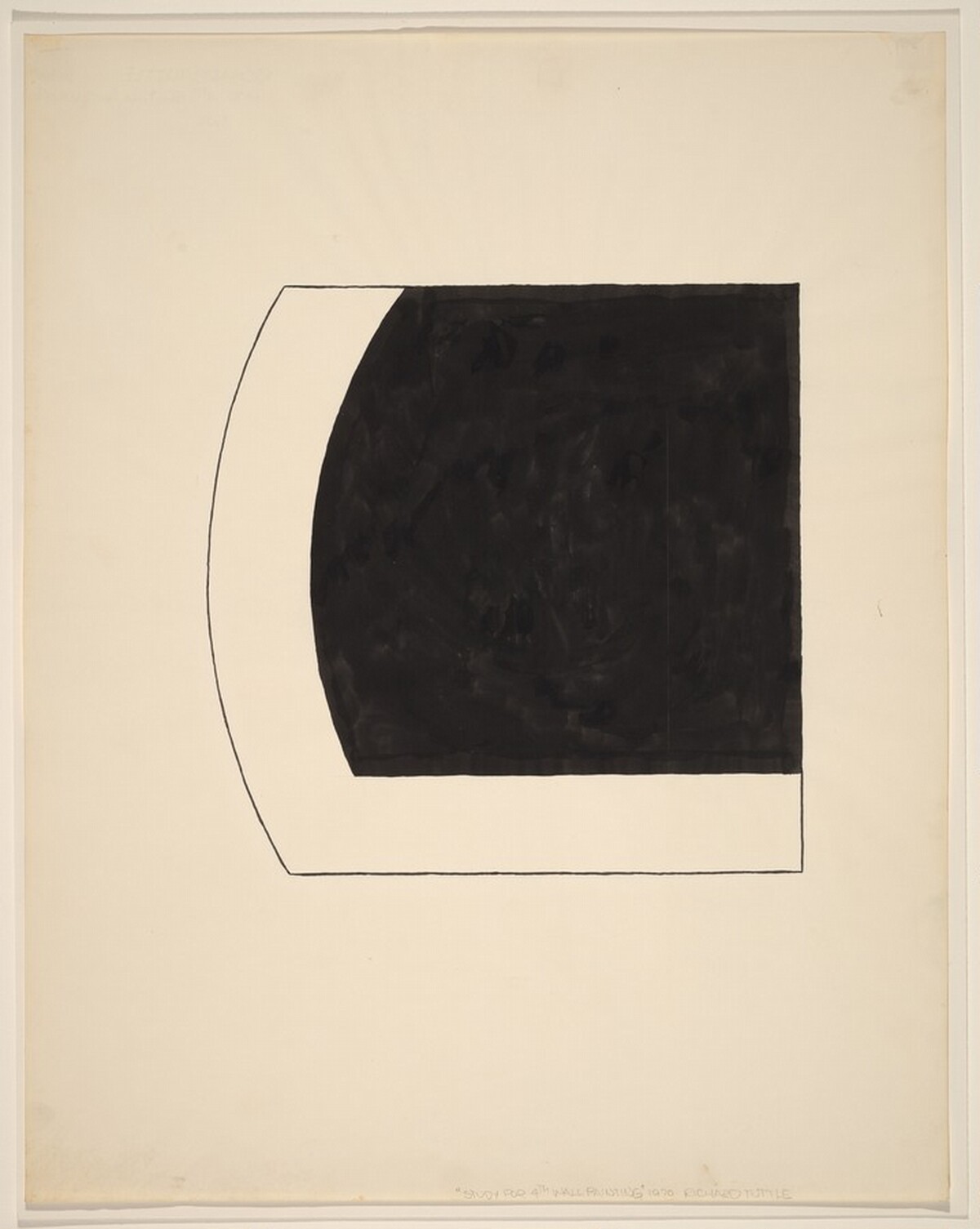 Study for 4th Wall Painting by Richard Tuttle
