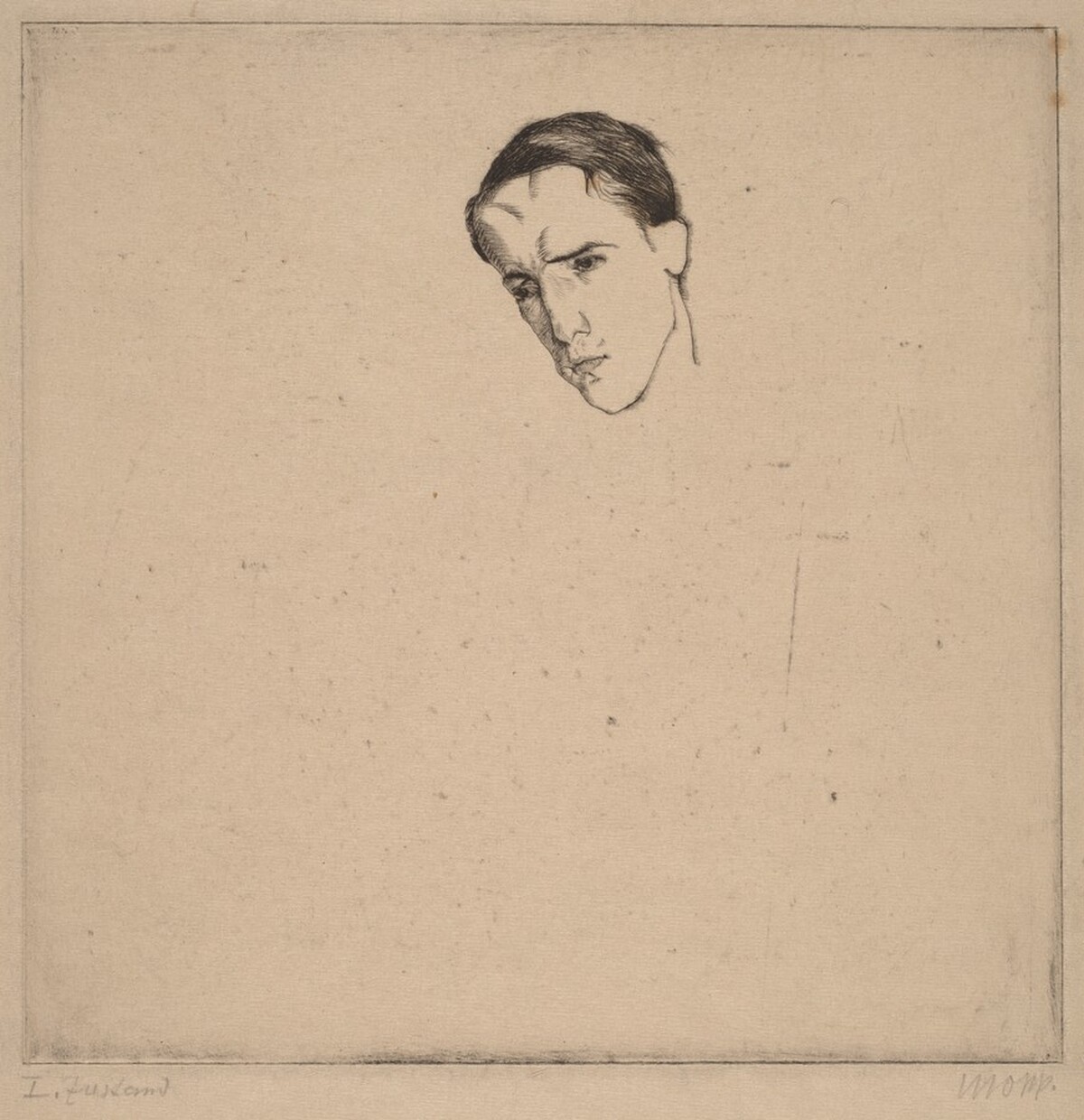 Head of a Man by Max Oppenheimer